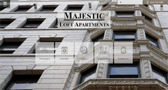 Desktop Screenshot of majesticlofts.us